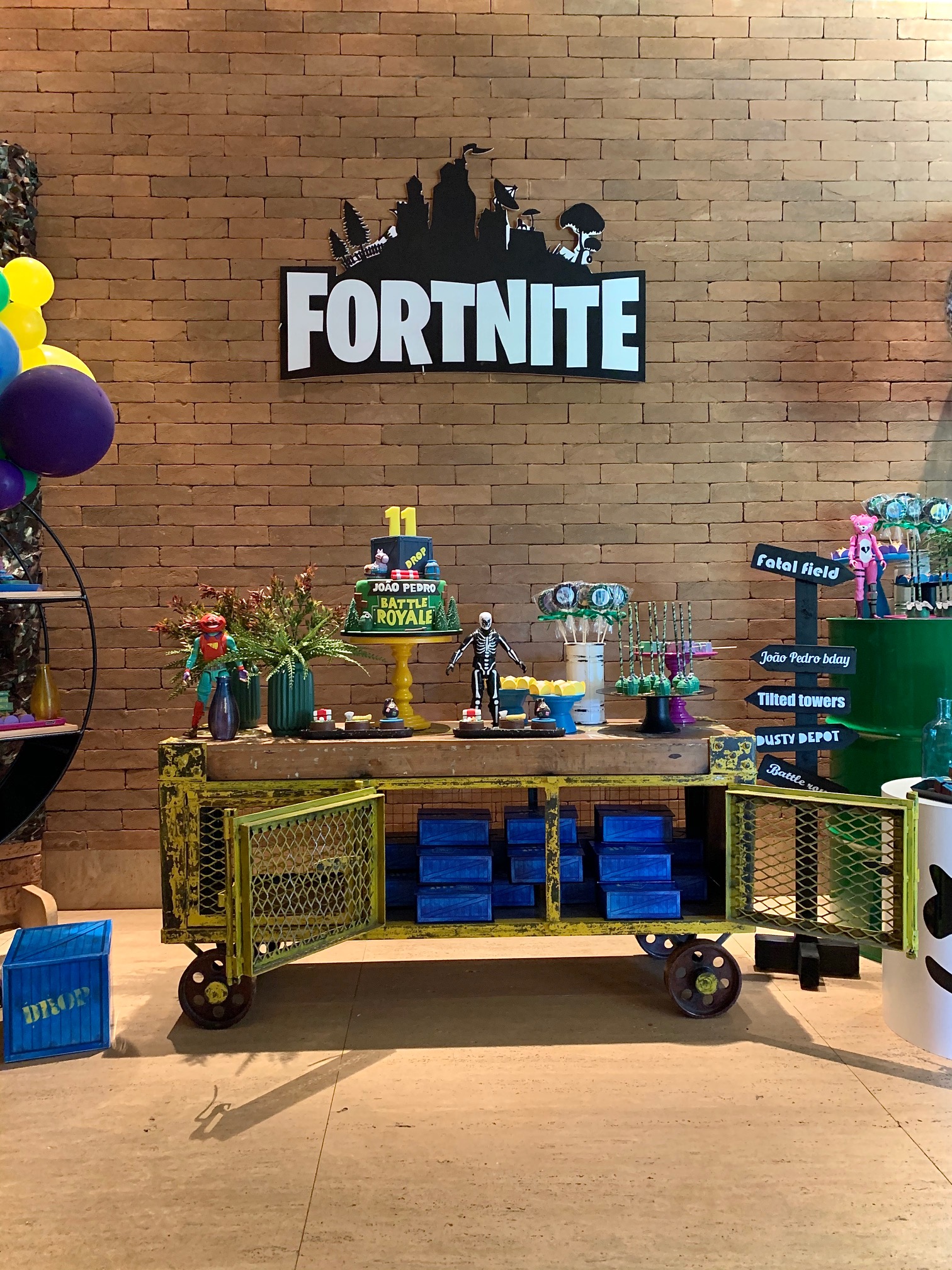 Decoração Festa Fortnite