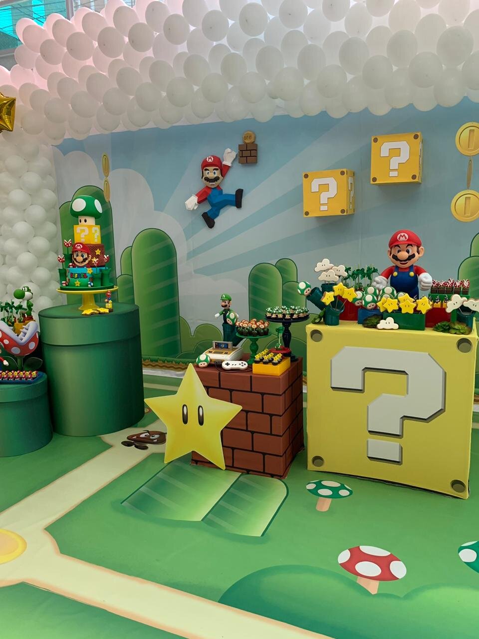 Decoração Festa Mario Kart